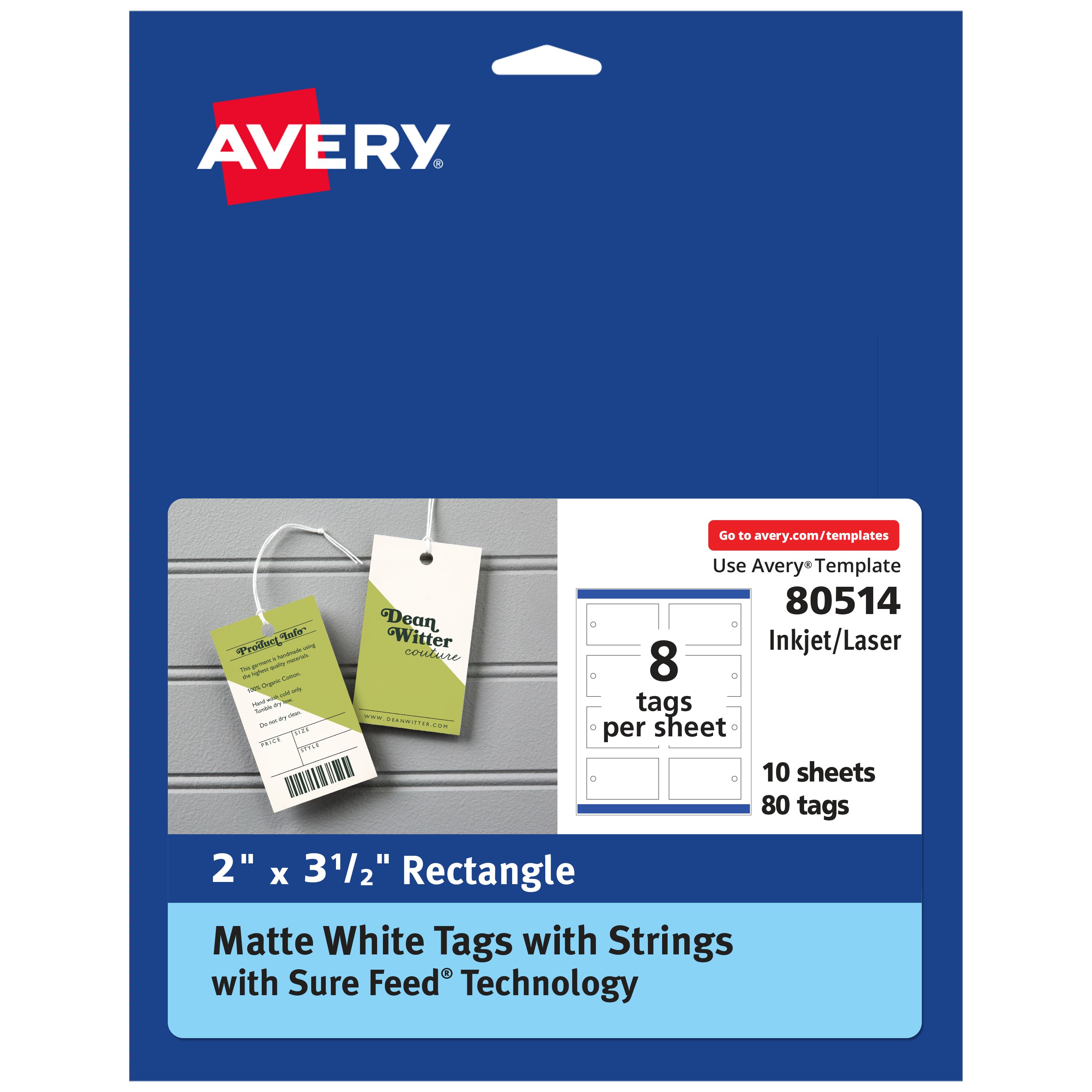 Rectangle Tags with Strings, 2